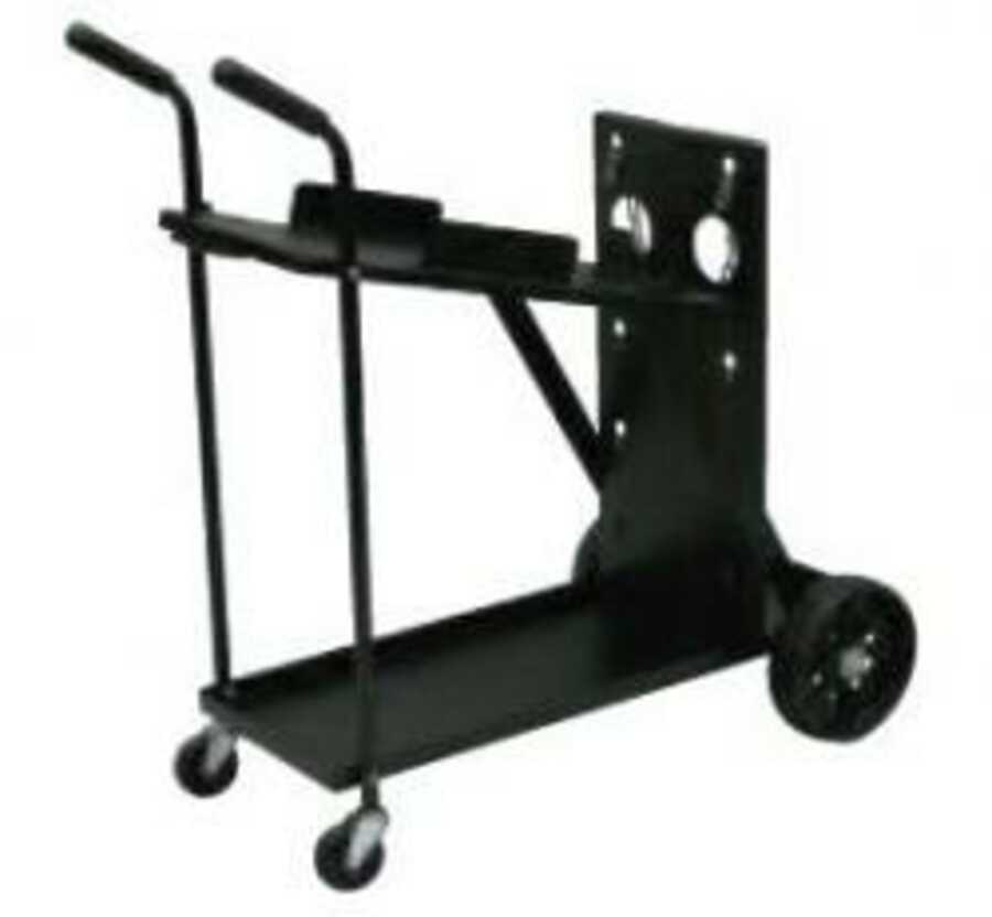 Small Welding Cart w/ Running Gear / 7" Diameter Cylinder Rack