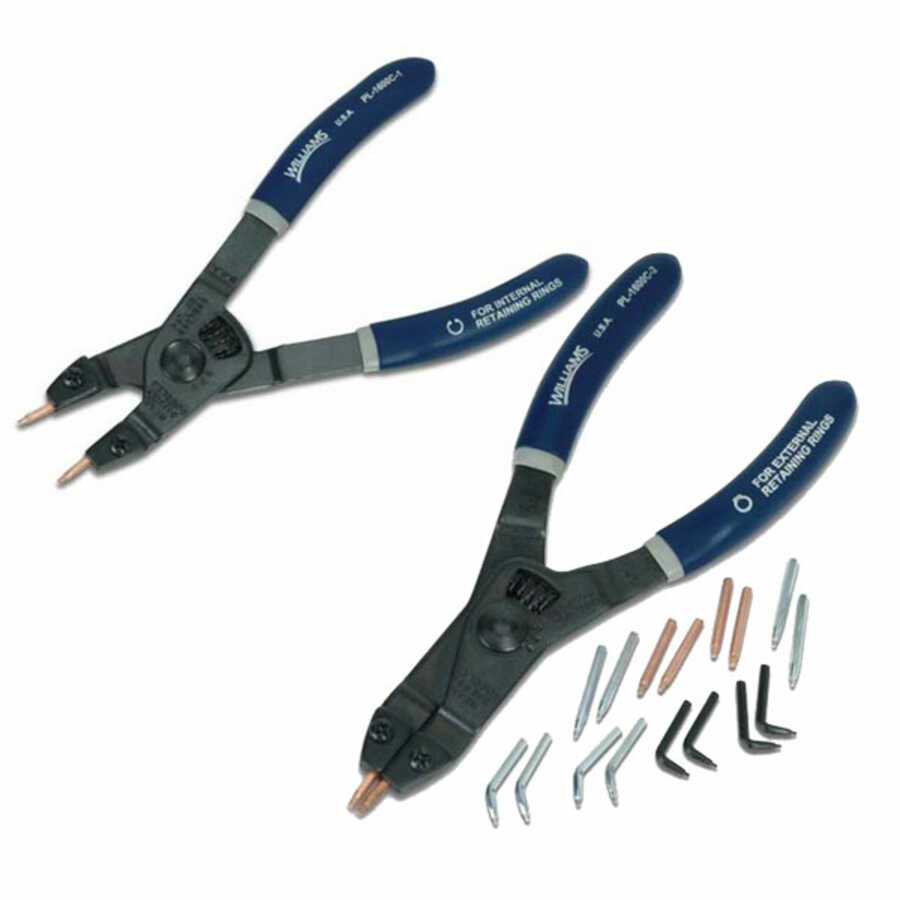 18 Pc Retraining Ring Plier Set