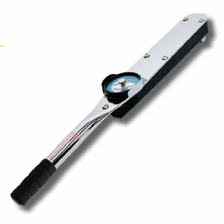 3/8 Inch Drive Torque Wrench Dial Type 0-250 in-lbs