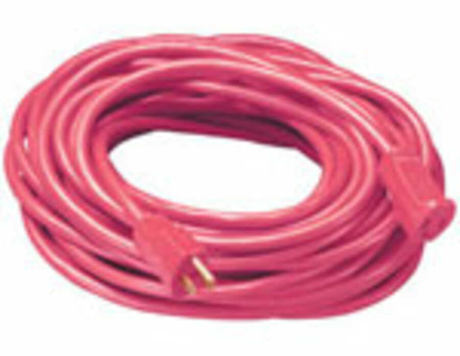 14/3 25' SJTW Red Extension Cord