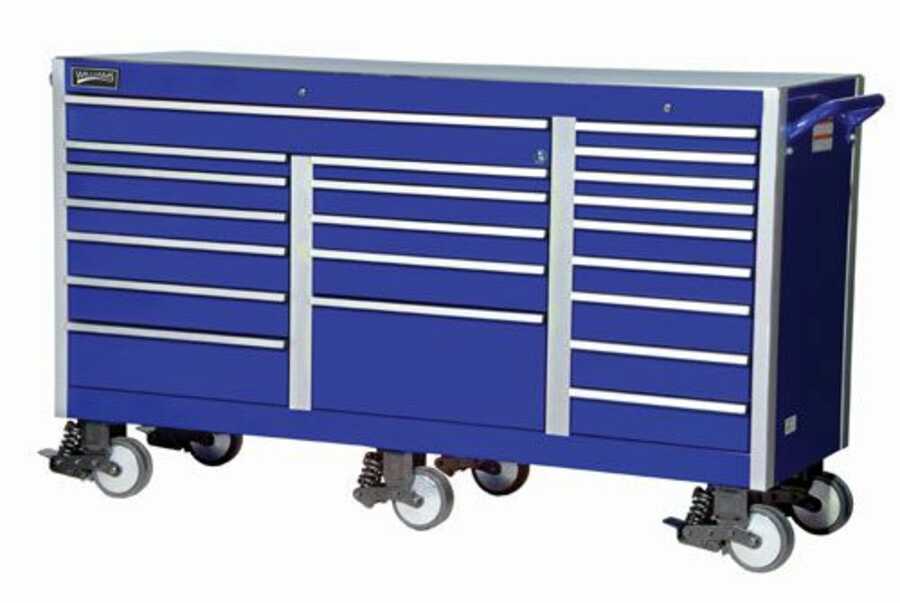 73" Super Heavy Duty Roll Cabinet, Blue