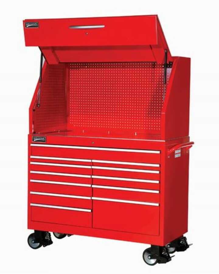 Heavy Industrial 54" Roll Cabinet, Red