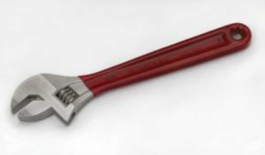 Adjustable Wrench 6-12 Chrome Gripped