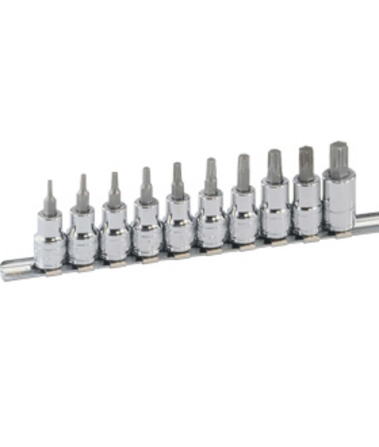 10 Pc 3/8" Drive Star Bit Socket Set