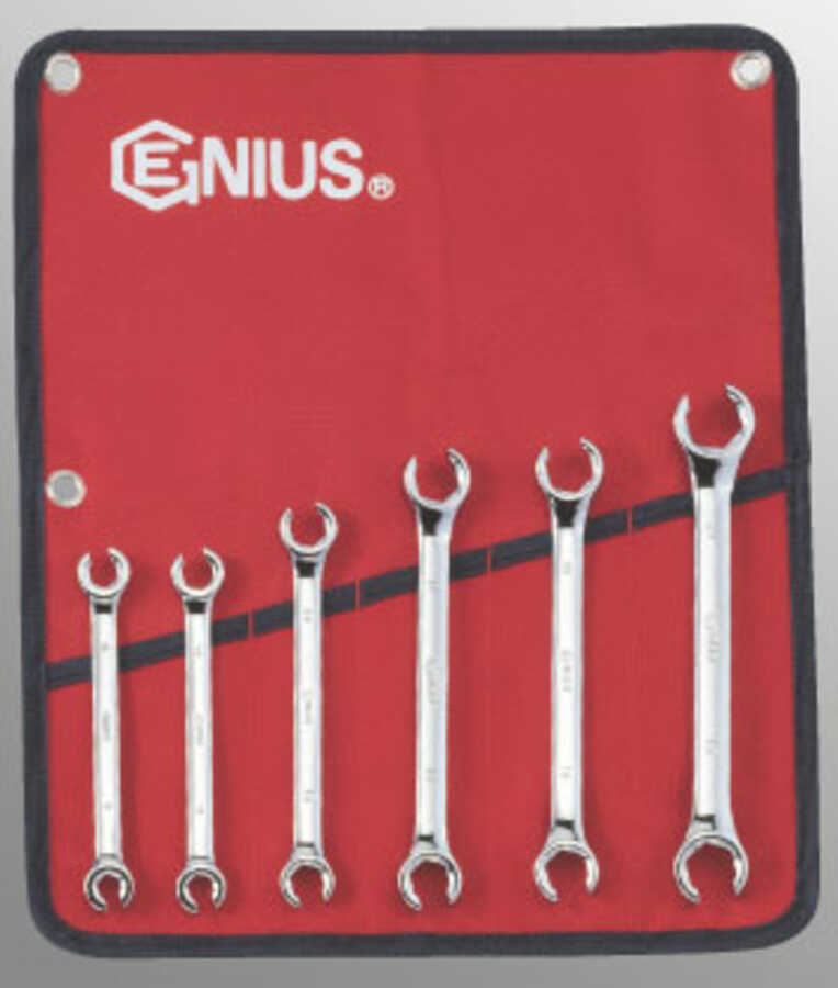 6 Pc Metric Flare Nut Wrench