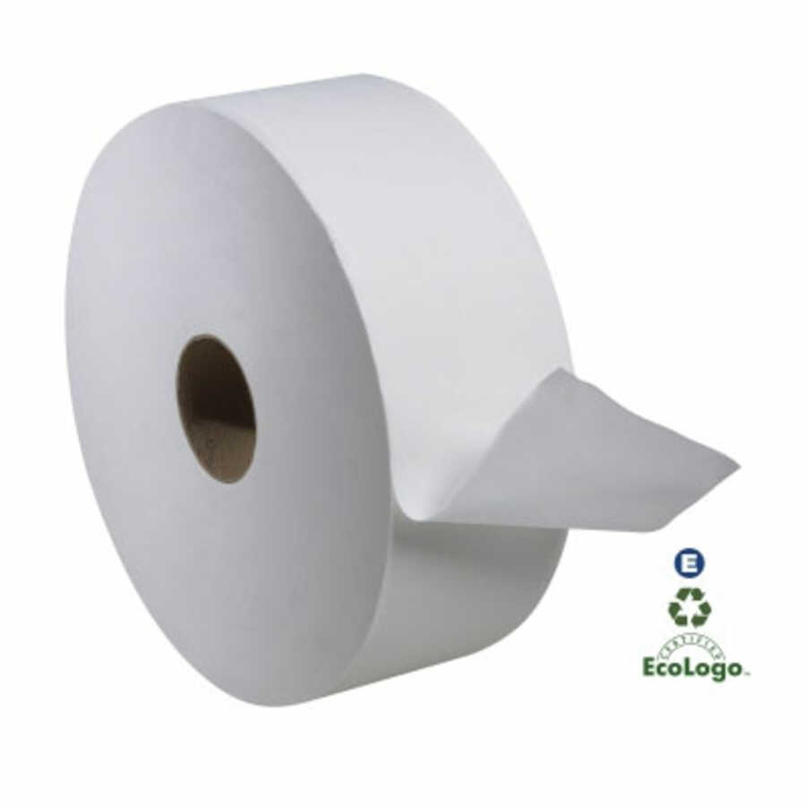 Tork Advanced Bath Tissue Jumbo Roll, 2-Ply, 10 Inch Dia 6 Rolls