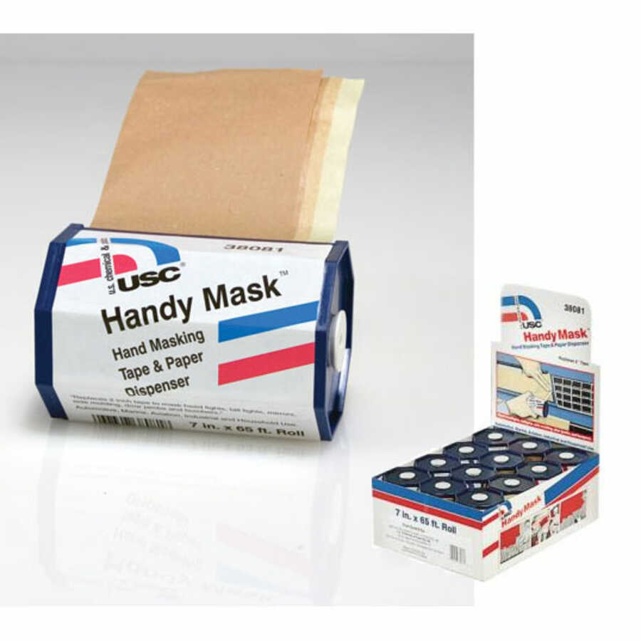 Handy Mask Hand Masking Tape & Paper 12 Pk Display