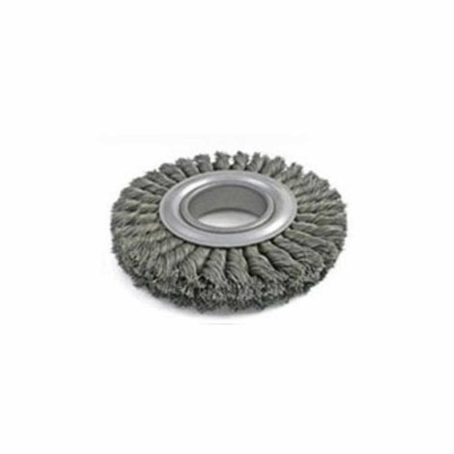 TW-8 .0118 2 AH Knotted Wire Wheel Brush - Wide Face, Standard T