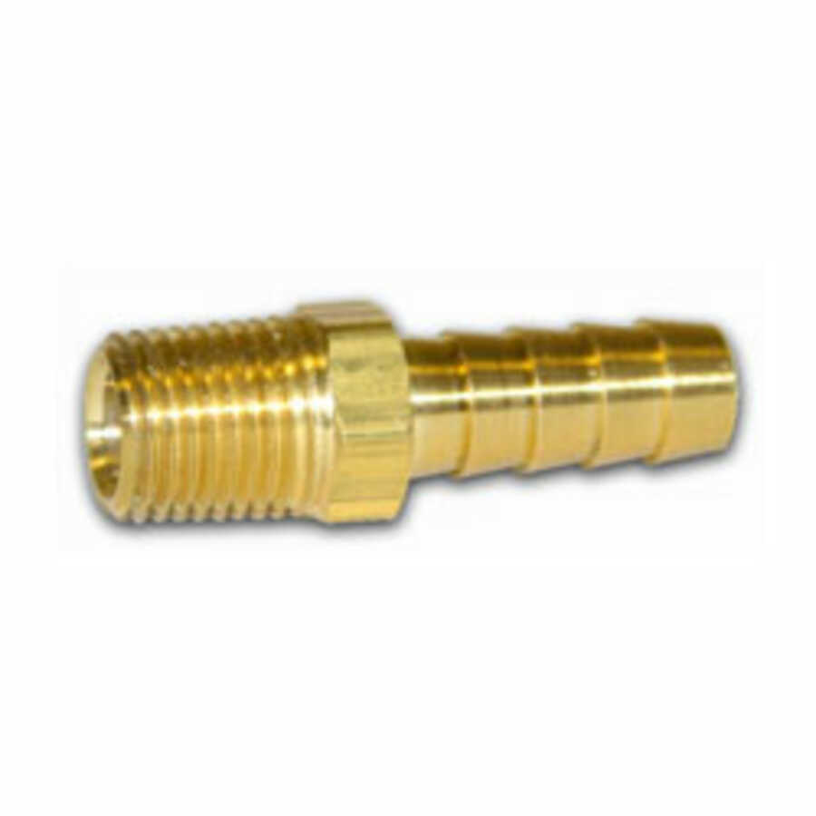 Male Hose Barb Fitting 1/2 Inch ID Hose x 3/8 Inch MNPT