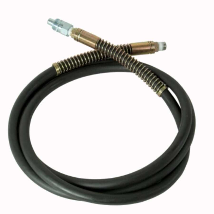 3/8 " ID, 6 foot Hose with Male Coupler, 3/8" NPTF Connection