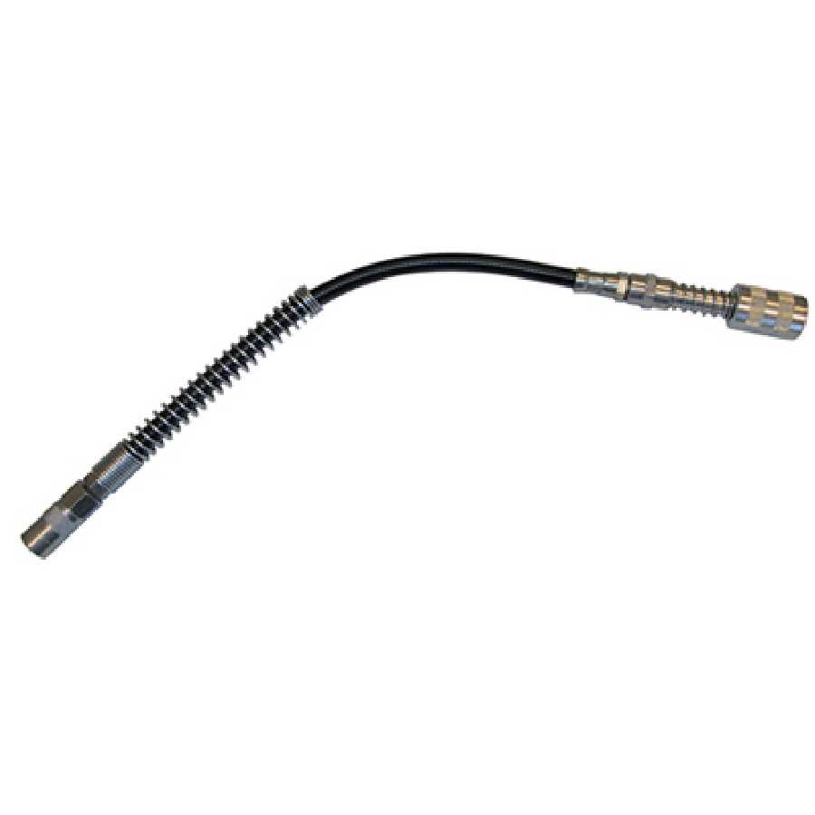 12" Grease Gun Whip Hose w/ Quick Disconnect