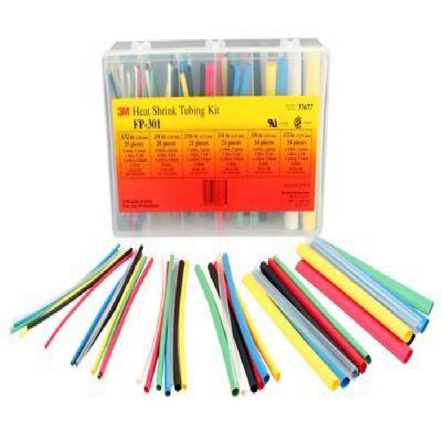 Heat Shrink Tubing FP-301, Color-Assortment Kit