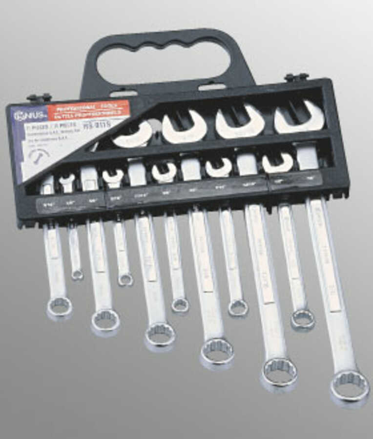 11 Piece SAE Combination Wrench Set