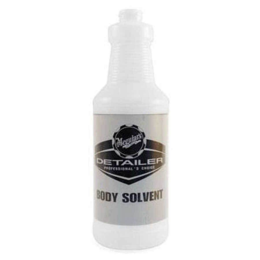 Body Solvent Bottle 32 Oz. (No Sprayer)