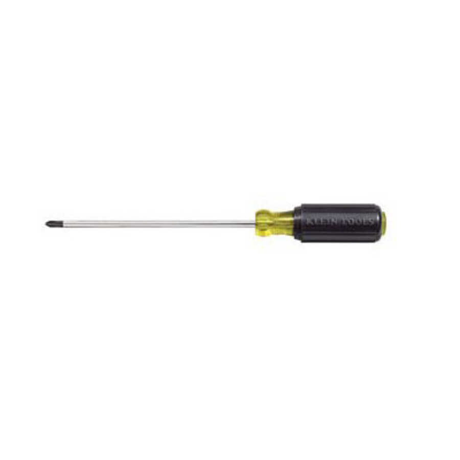 #3 Profilated Phillips - Tip Screwdriver - 6" Round-Shank