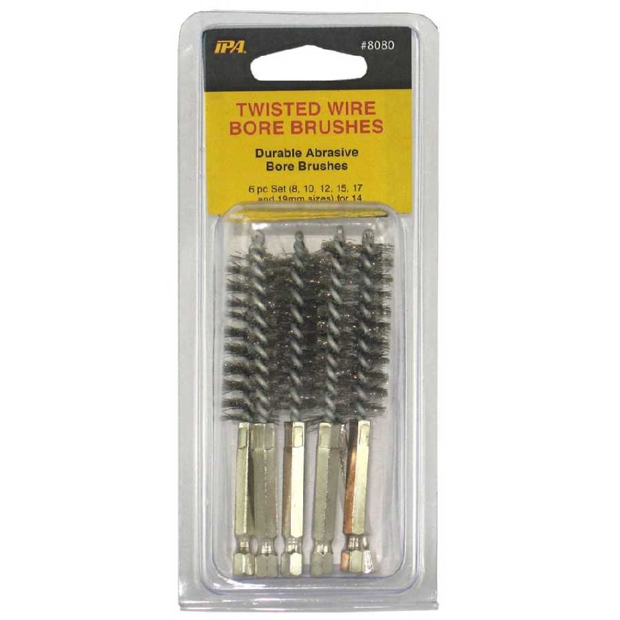 Stainless Steel Bore Brush Set 6 Pc