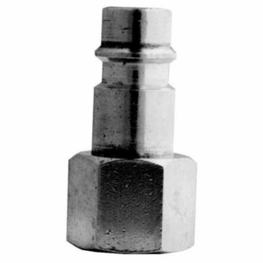 3/8" NPT Female V-Style Hi-Flow Plug, Steel