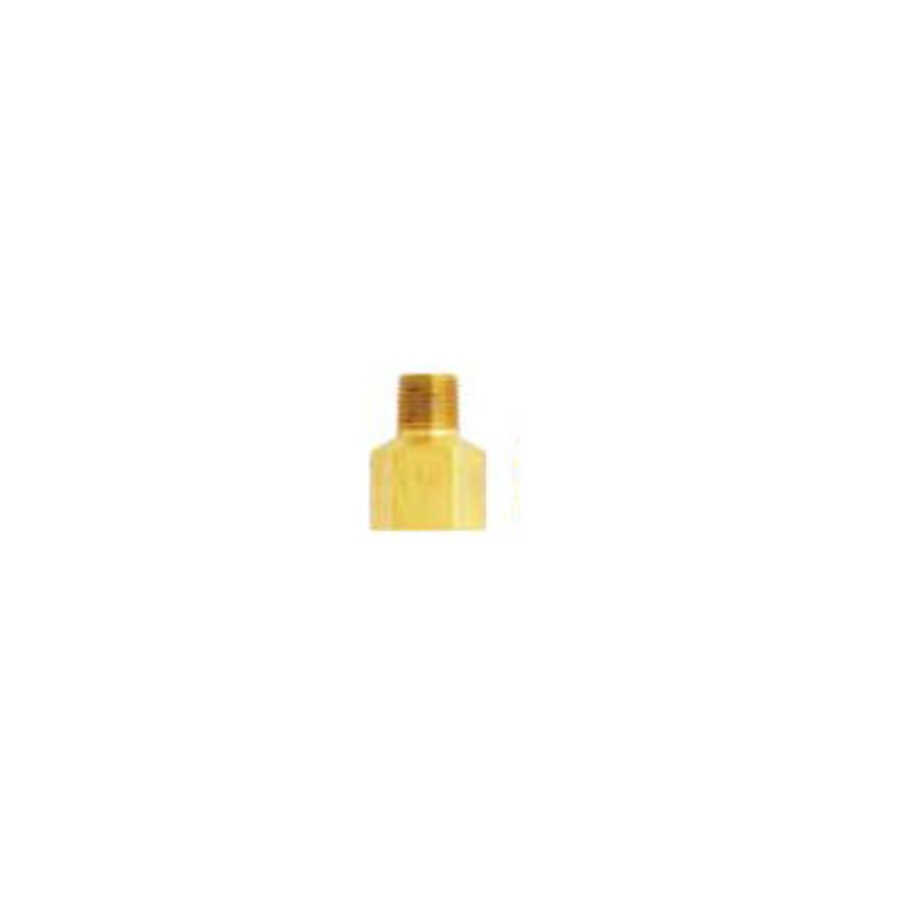 1/2" NPT Female & 3/8" NPT Male Brass Adapter