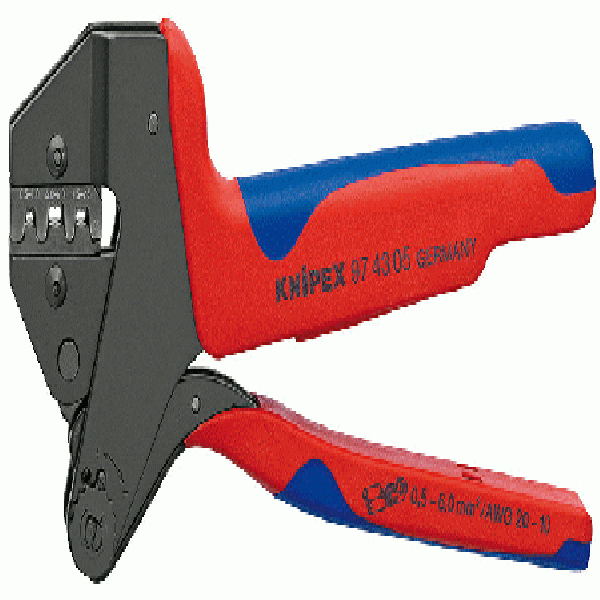 8" Non-Insulated Open Plug Connector Crimp System Pliers