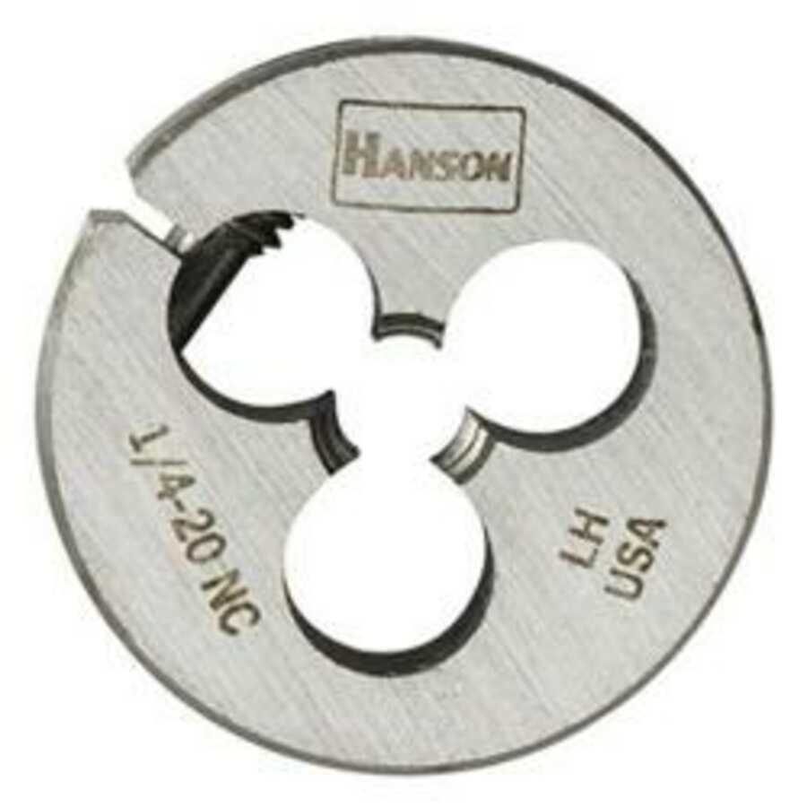 1/4" - 28 NF - Left-Hand Adjustable Round Fractional Die