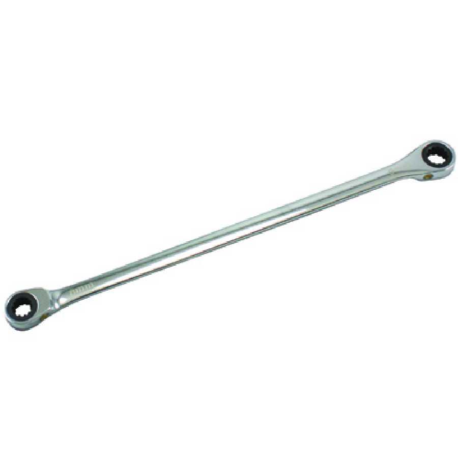 XL Double Box Spline Ratcheting Wrench 8mm x 9mm