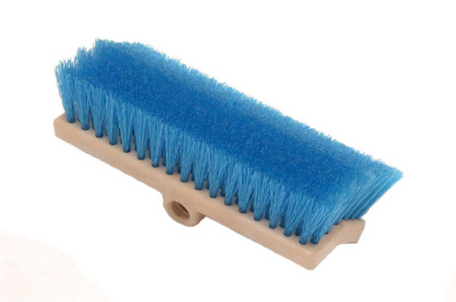 10" Acid Resistant Stiff Polypropylene Bi-Level Scrub Brush
