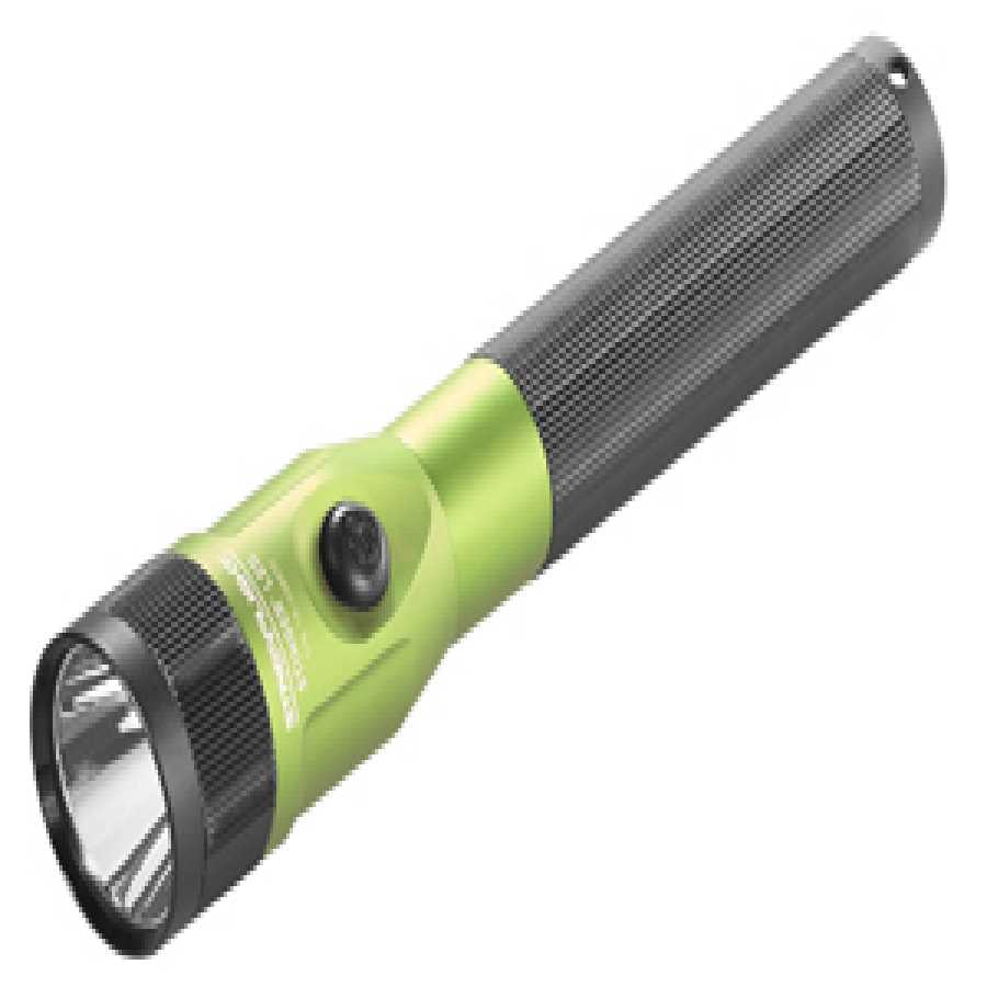 Stinger LED Rechargeable Flashlight w AC/DC, PiggyBack - Lime Gr