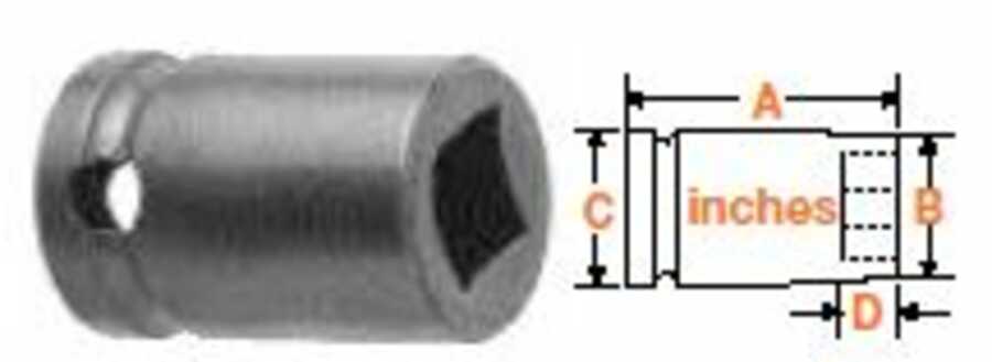 3/4" Square Drive Socket For SAE Square Nuts 7/8" Square Opening