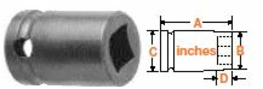 3/4" Square Drive Socket For SAE Square Nuts