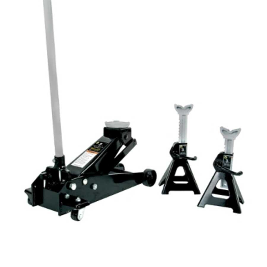 3 Ton "Magic Lift" Service Jack with Jack Stands
