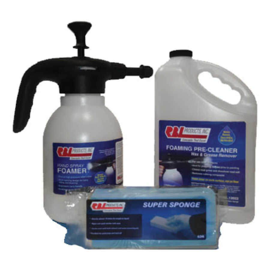 Water-Based Foaming Pre-Cleaning System