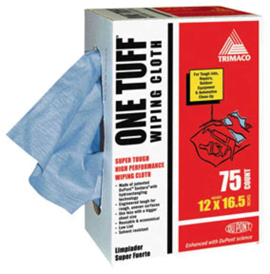 75/PK ONE TUFF WIPING CLOTH