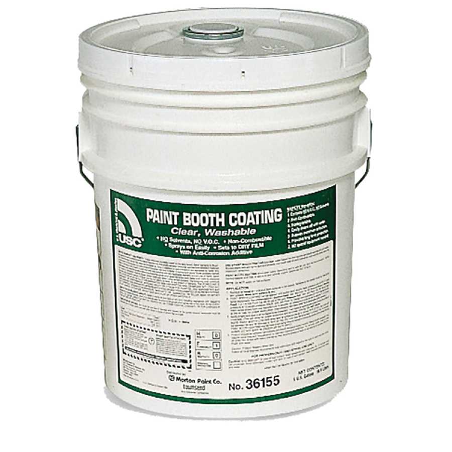 5GAL PAINT BOOTH COATING