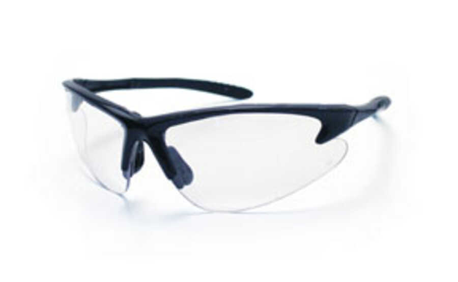 DB2 SAFETY GLASSES-BLACK FRAME