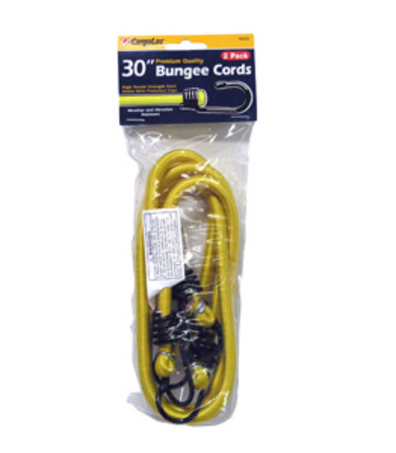 2 Pc. 30" Yellow Bungee Cords