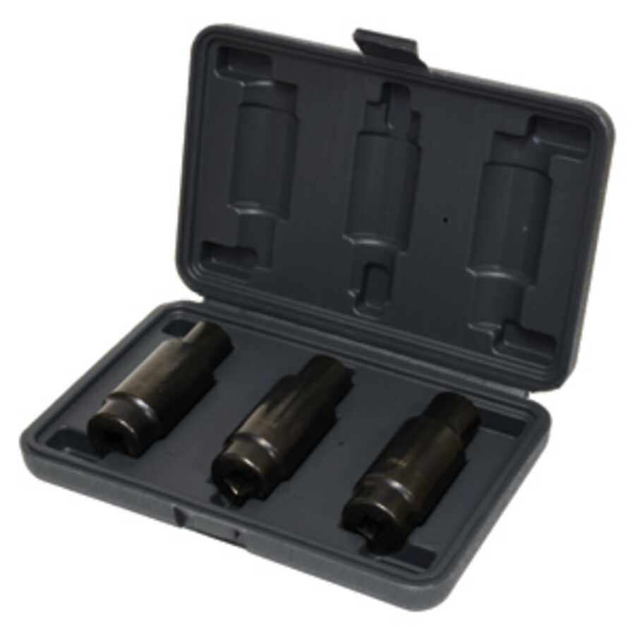 3 Piece Crank Nut Socket Set