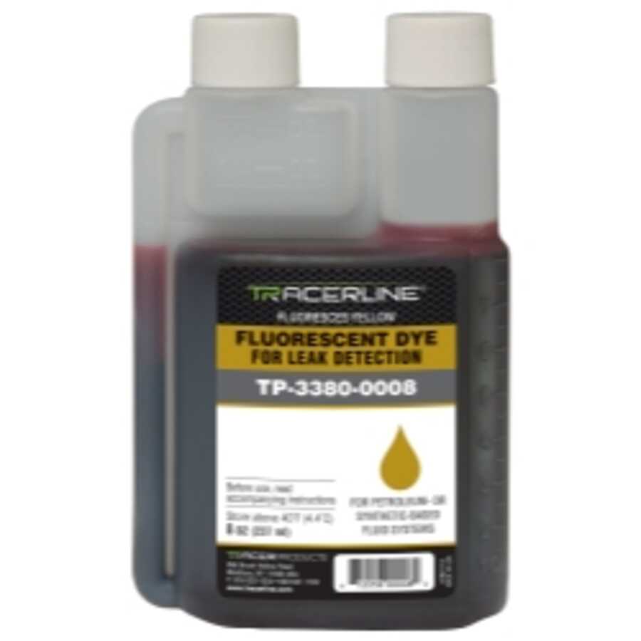 8-oz fluid dye - GLOWS YELLOW