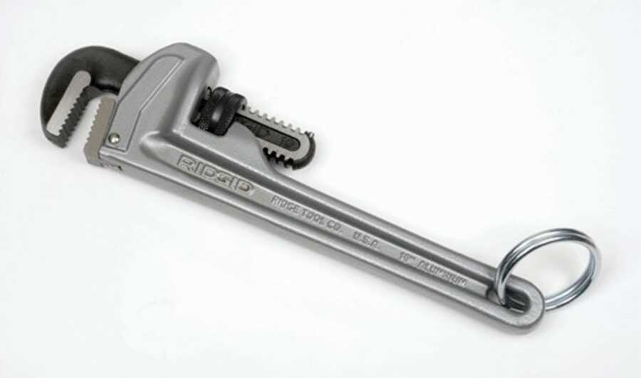 Tools@Height 10" Aluminum Pipe Wrench (Ridgid)