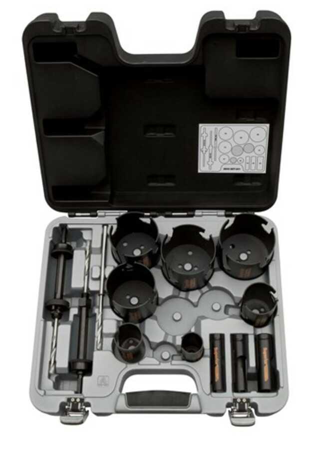 13 pc Multi-Construction Superior™ Holesaw Set