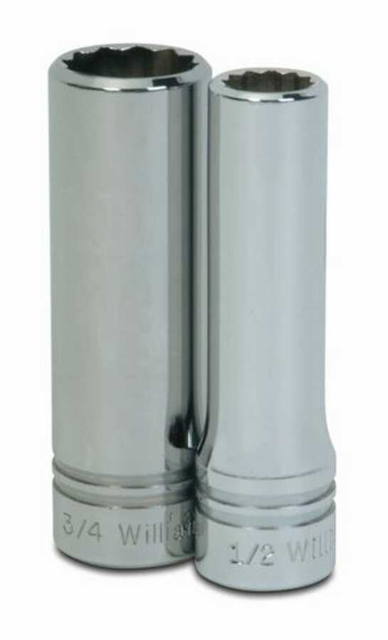 1/2" Drive 12-Point SAE 1-1/16" Deep Socket