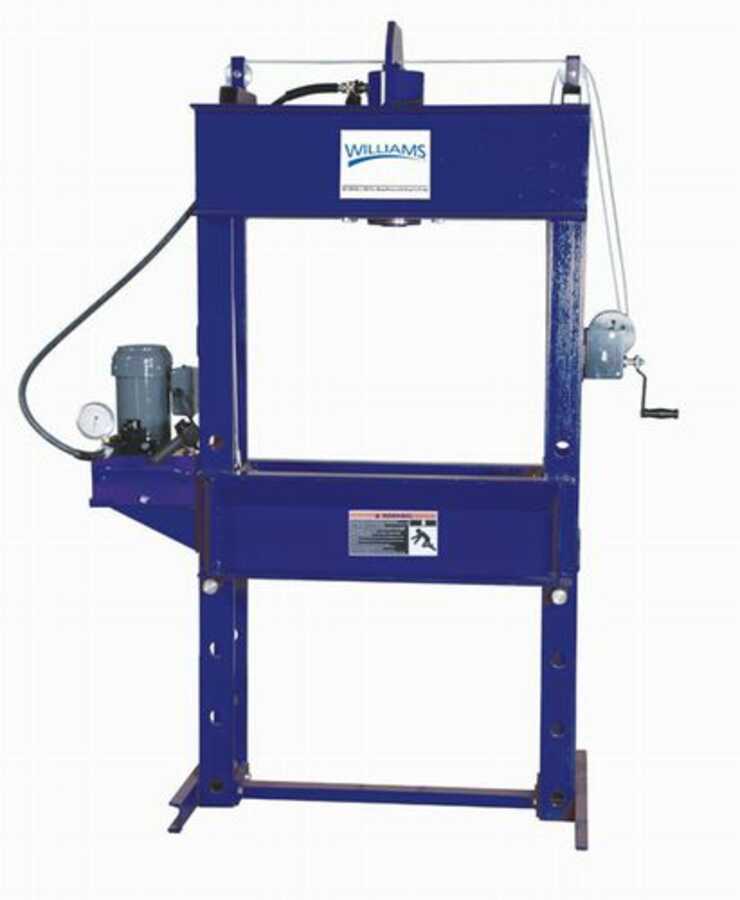 55 Ton Shop Press Electric Pump, Stroke 6"