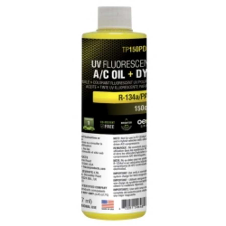 8 oz (237 ml) bottle PAG 150 A/C oil with fluoresc