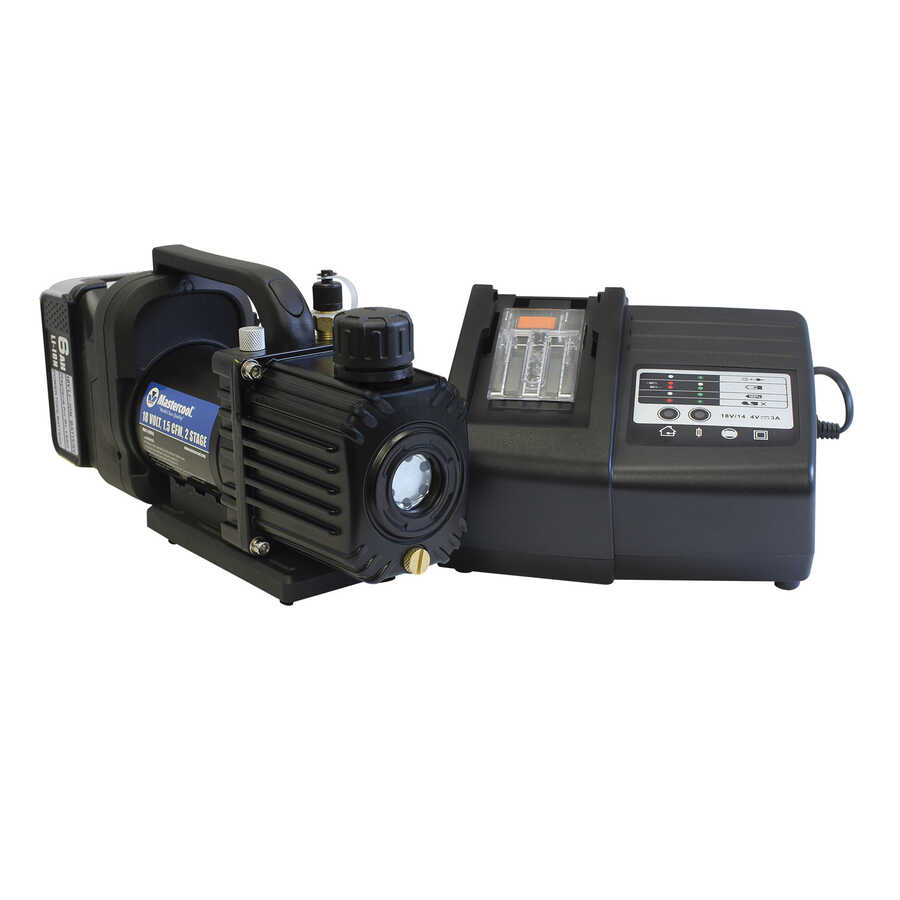 18 VOLT CORDLESS, 1.5 CFM, 2 STAGE VACUUM PUMP