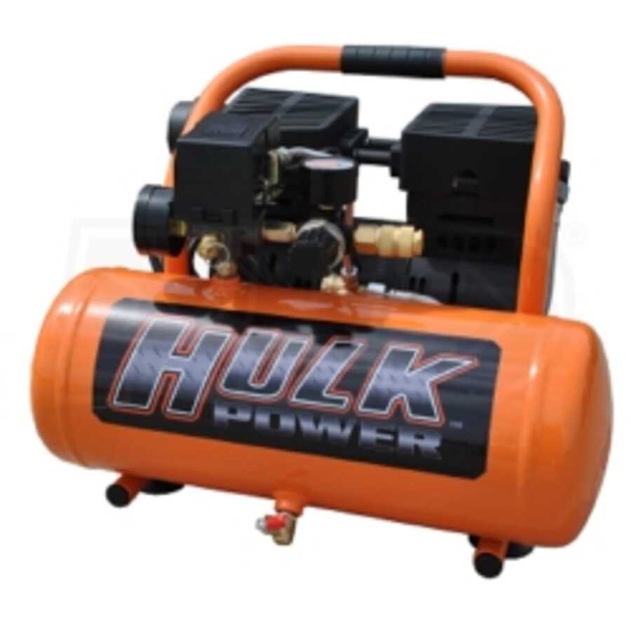 Hulk 1hp 2 Gal. Silent Air Portable Compressor