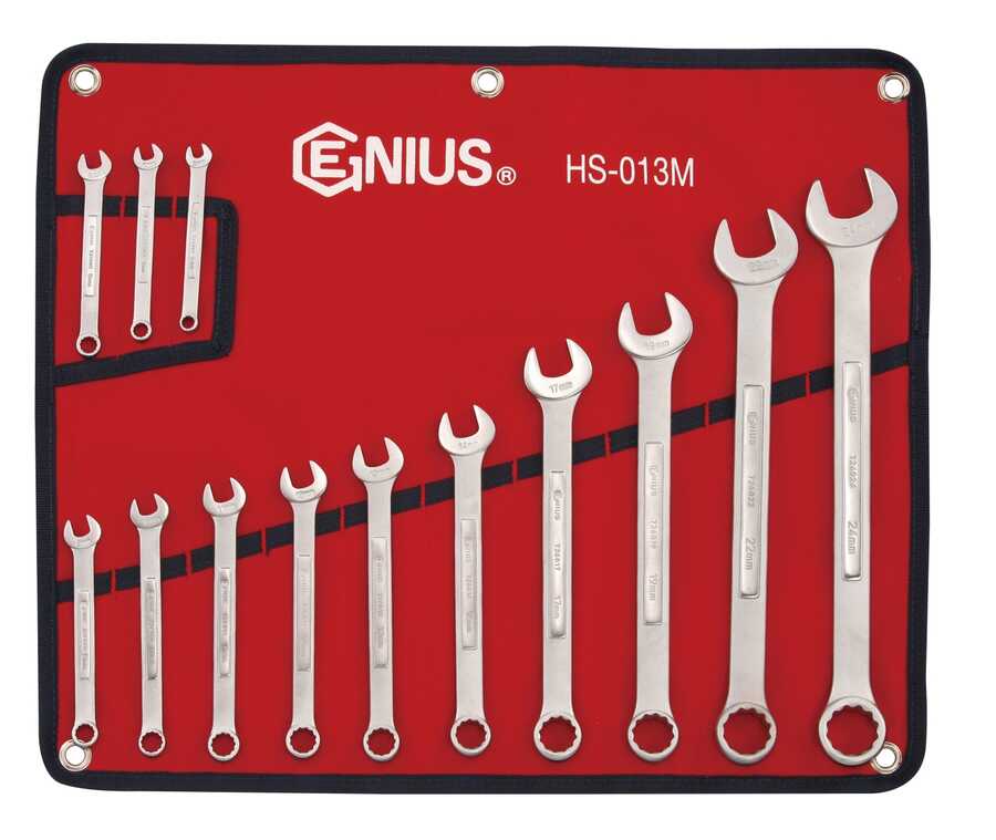 13PC Metric Combination Wrench Set