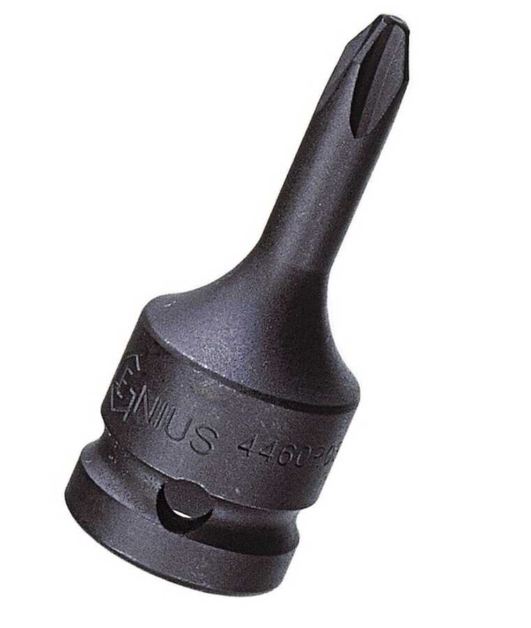 1/2" Dr. PH.4 Cross Slotted Head Driver, 76mmL