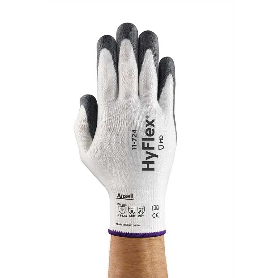 12PR GLOVE HYFLEX 11-724 CUT PRTECTN SZ 9 12PK