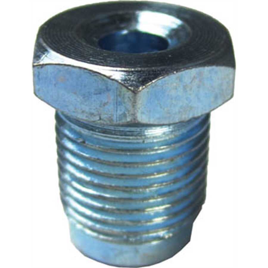 Bubble Flare Tube Nut 3/16" x 12mm x 1.0 TPI Blue