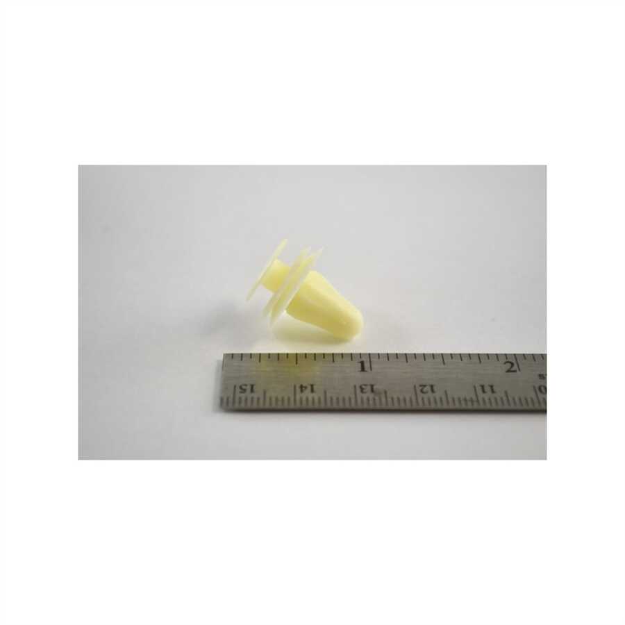 White Nylon Door Trim Panel Retainer 9mm (Bag 100)