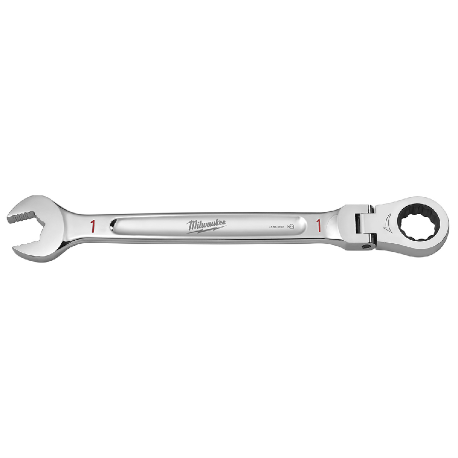 1" Flex Head Ratcheting Combination Wrench